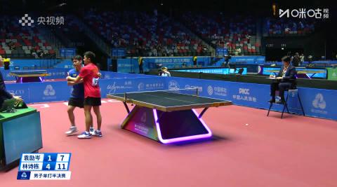 海南孤勇者林詩棟闖入全運決賽,一人代表全省挑戰樊振東